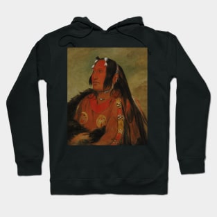 Wi-jun-jon, Pigeon's Egg Head (The Light), a Distinguished Young Warrior by George Catlin Hoodie